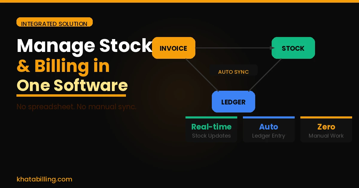 How to manage stock and billing in one software for Indian businesses
